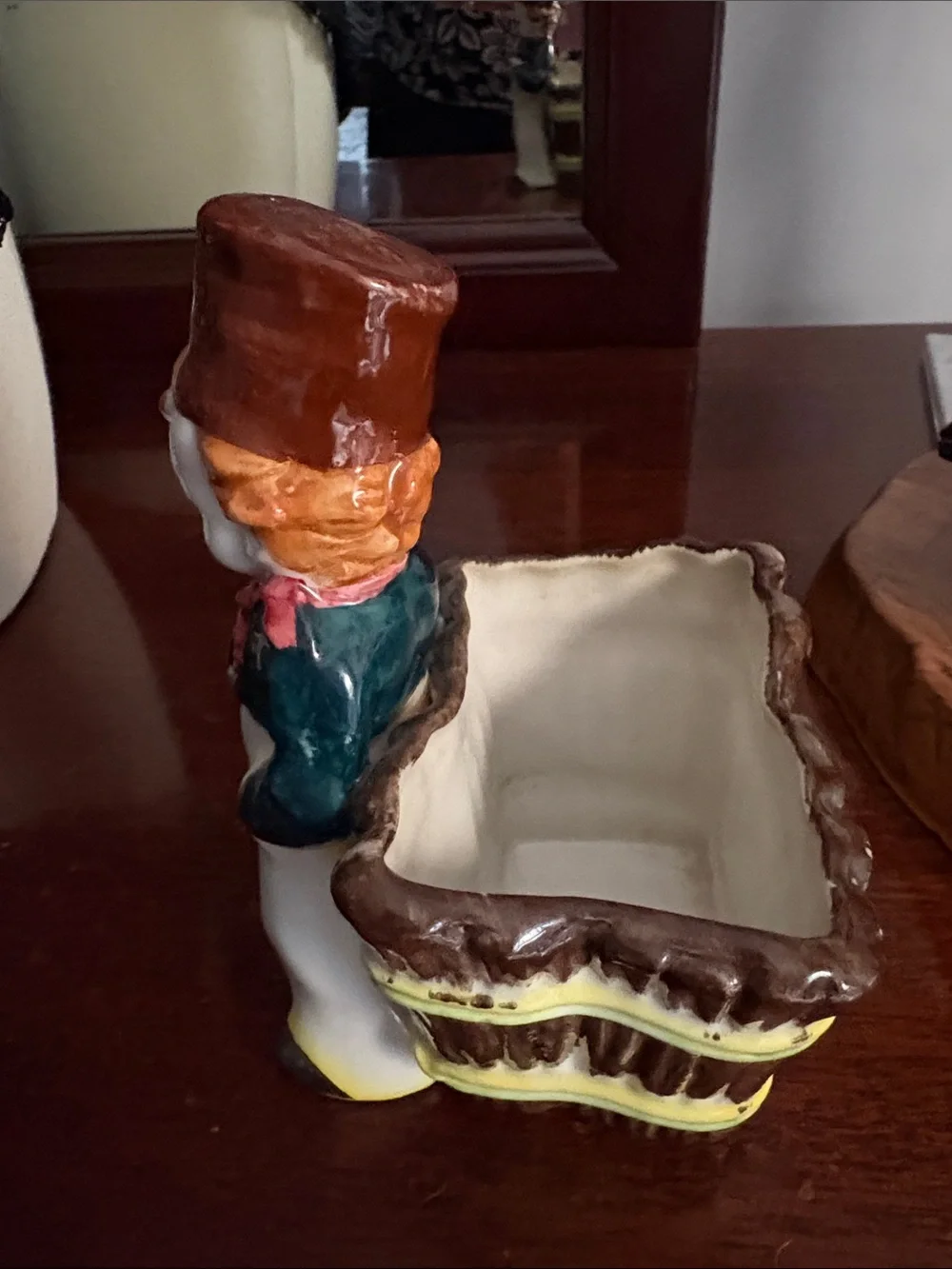 Vintage Napco Dutch Boy Ceramic Planter